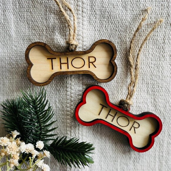 Personalized Pet Ornament, Christmas Ornament, Christmas Decor - Picture 1 of 3
